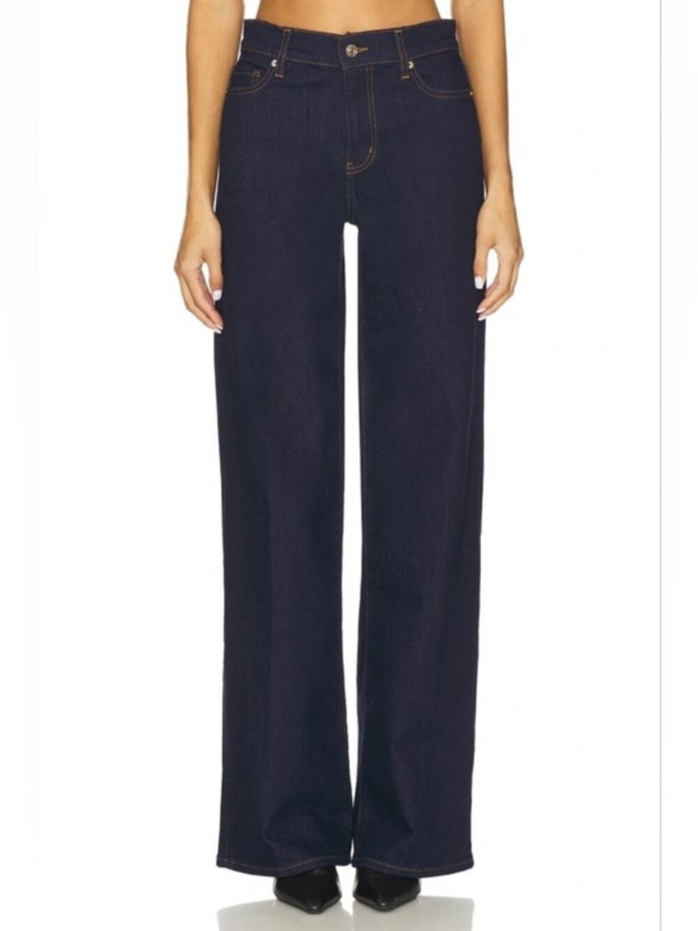 Frame Le Slim Palazzo Long Jeans